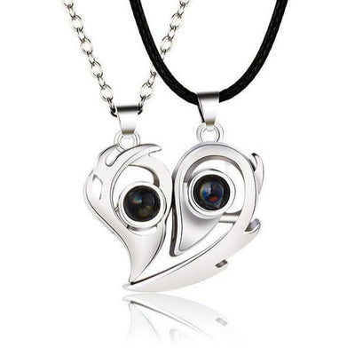 Collier Couple Coeur Assorti