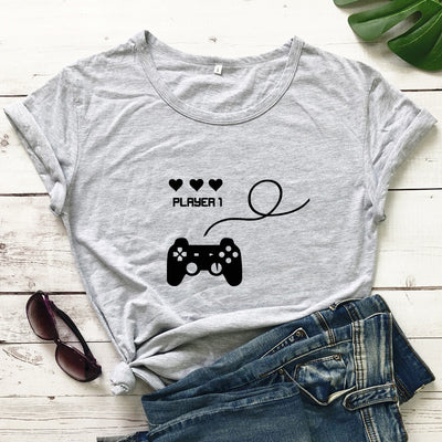 T Shirt Couple Jeux