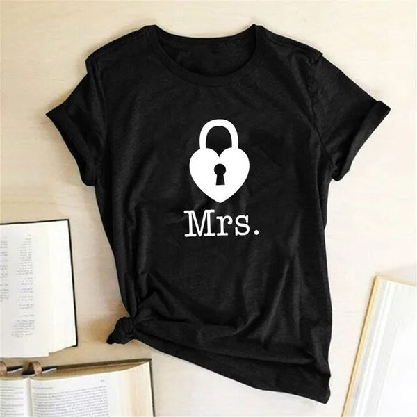 T Shirt Couple Coeur Clé