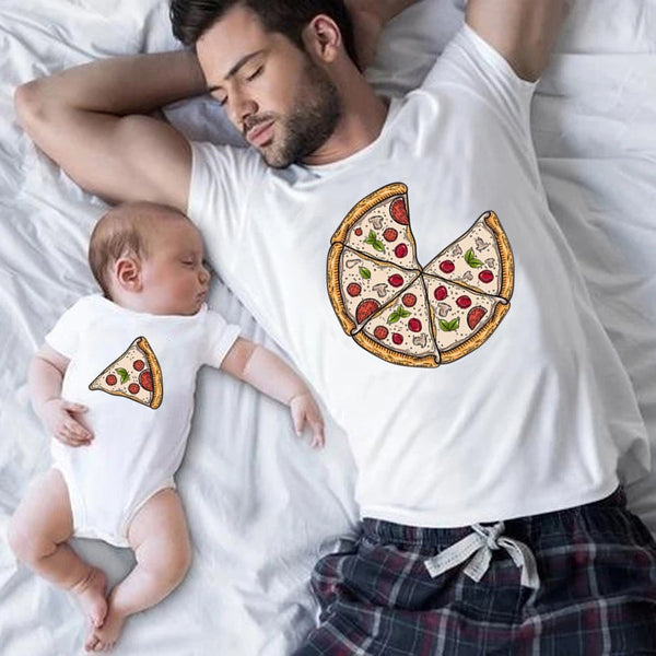 T Shirt Père Fils Pizza