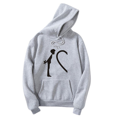 Sweat Couple Coeur Partagé