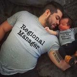 T Shirt Père Fils Manager