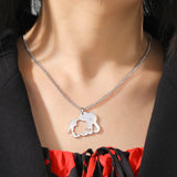 Collier Couple Éléphant