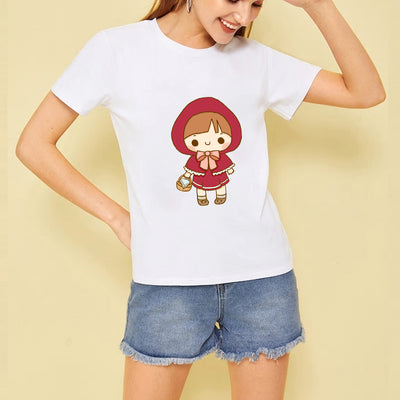 T Shirt Couple Le Petit Chaperon Rouge