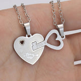 Collier Couple "Je T'Aime"