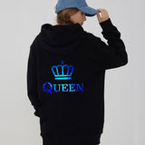 Sweat Couple King Queen Couronne Fluo
