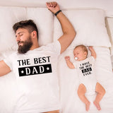 T Shirt Père Fils Meilleur Papa