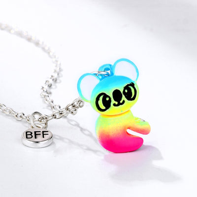 Collier Meilleure Amie Koalas Multicolores