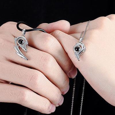 Collier Couple Coeur Assorti