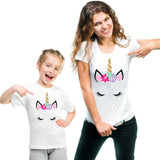 T Shirt Maman Fille Licorne