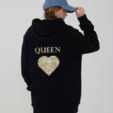Sweat Couple Roi de Piques Reine de Coeurs