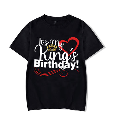 T Shirt Couple King Anniversaire