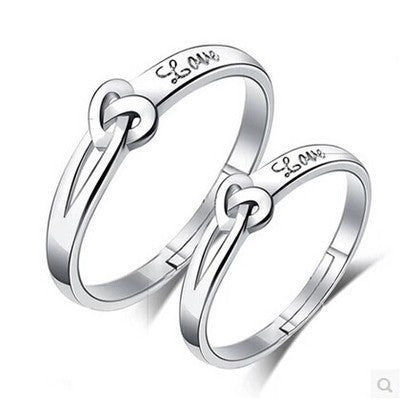 Bague Couple Coeur Love