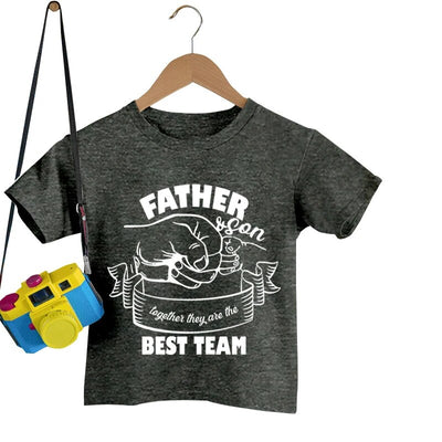 T Shirt Père Fils Meilleure Équipe