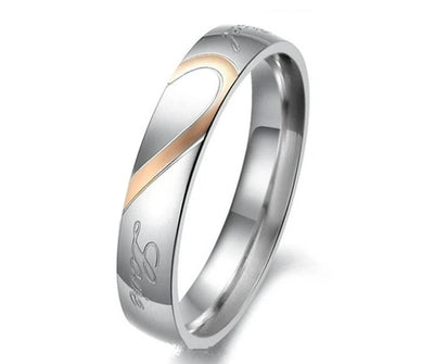 Bague Couple Femme Coeur
