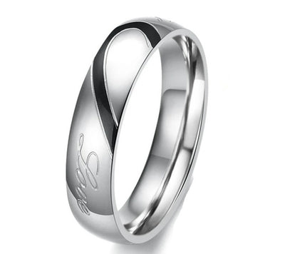 Bague Couple Femme Coeur