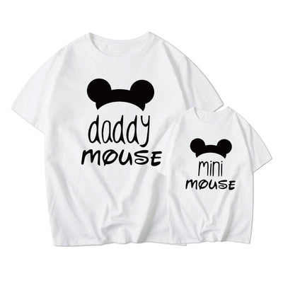 T Shirt Père Fils Mickey Mouse