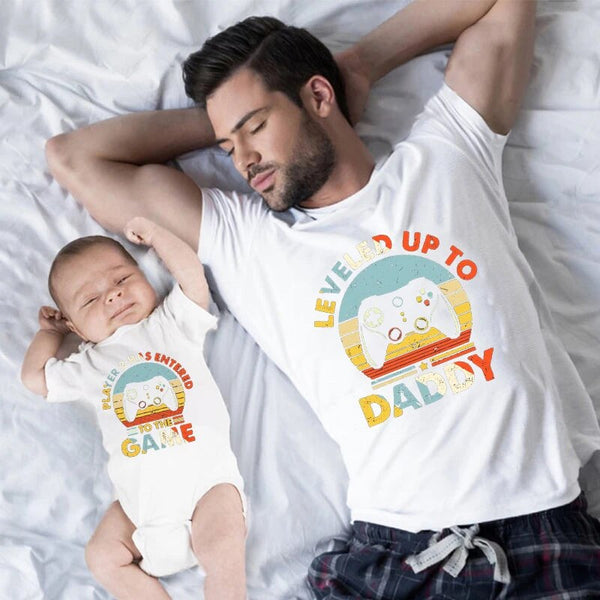 T Shirt Père Fils Joueurs Bébé