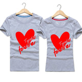 Tee Shirt Couple Grand Coeur