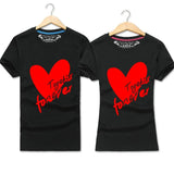 Tee Shirt Couple Grand Coeur