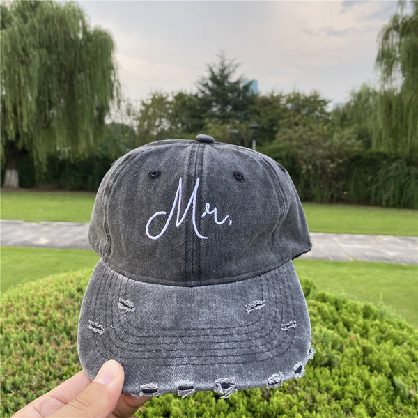 Casquette Couple Denim Mariés