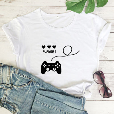 T Shirt Couple Jeux