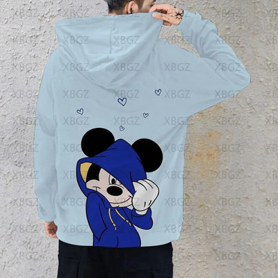 Sweat Couple Mickey Capuche