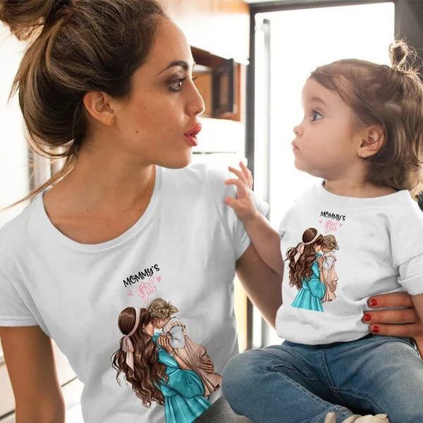 T Shirt Mère Fille Affection