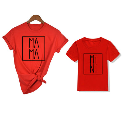 Tee Shirt Mère Fille Mama Mini