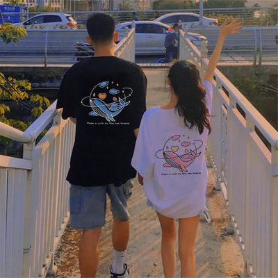 T Shirt Couple Dauphins