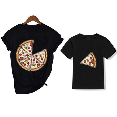 T Shirt Père Fils Pizza