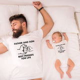 Père et Fils Meilleurs Amis T-Shirt