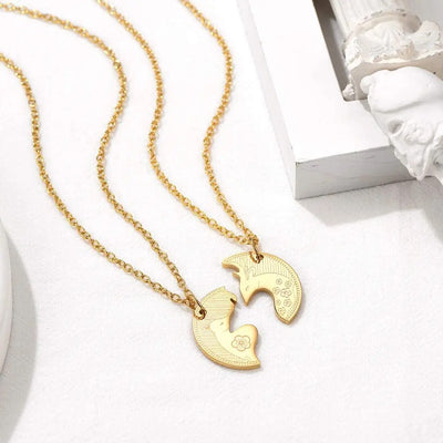 Collier Couple Cerfs