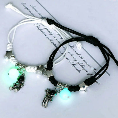 Bracelet Couple Fluo Bonhommes