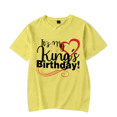 T Shirt Couple King Anniversaire