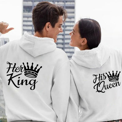 Sweat Couple King Queen Oversize
