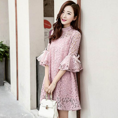 Robe Ceremonie Dentelle Fille