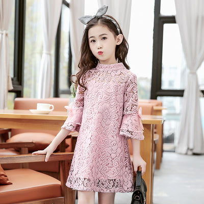 Robe Ceremonie Dentelle Fille