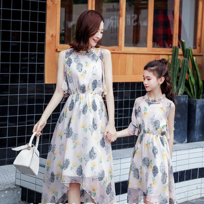 Robe Ceremonie Mere Fille Identique baptême