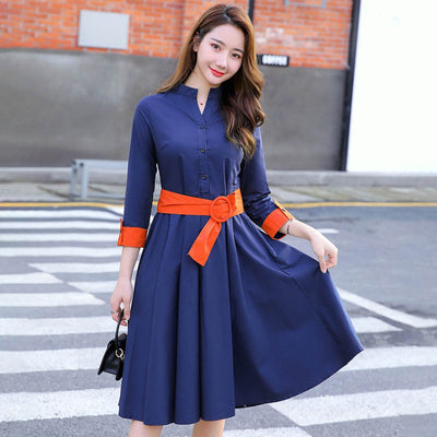 Robe Mere et Fille Pareil - Femme bleu