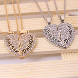Collier Mère Fille Brillant