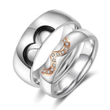 Bague Couple Amour Infini Personnalisable