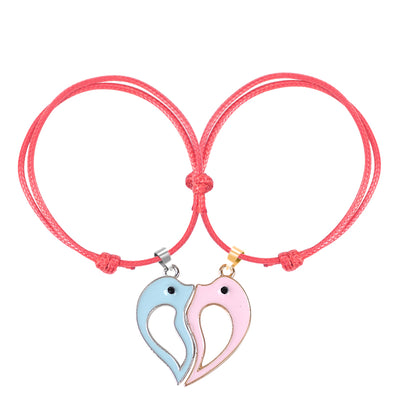 Bracelet Meilleure Amie Coeur Séparable