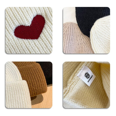 Bonnet de Couple Coeur