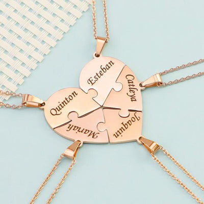 Collier Personnalisé pour 2 à 8 Meilleures Amies