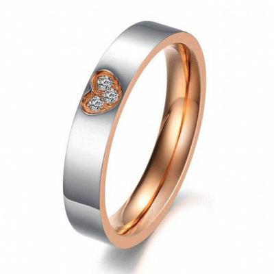 Bague Femme Zirconium Acier