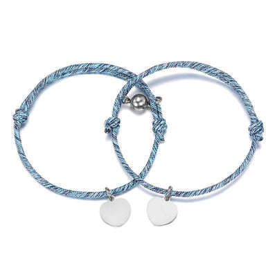Bracelet Couple Aimanté Ajustable