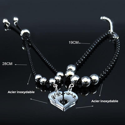 Bracelet Couple Amoureux Dimensions - MatchingMood