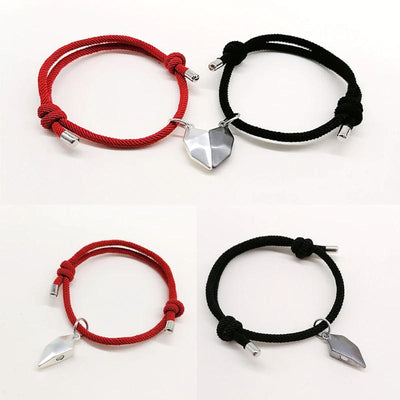 Bracelet Couple Distance Magnétique Coeur aimanté - MatchingMood