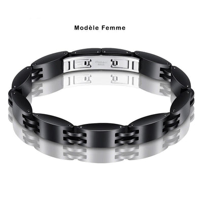 Bracelet Couple en Céramique Noir Femme - MatchingMood